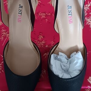 JustFab Elegant Black Heels